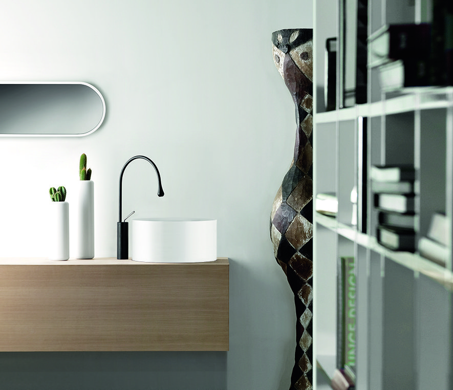 Thiết bị phòng tắm từ bộ sưu tập Goccia của thương hiệu GESSI