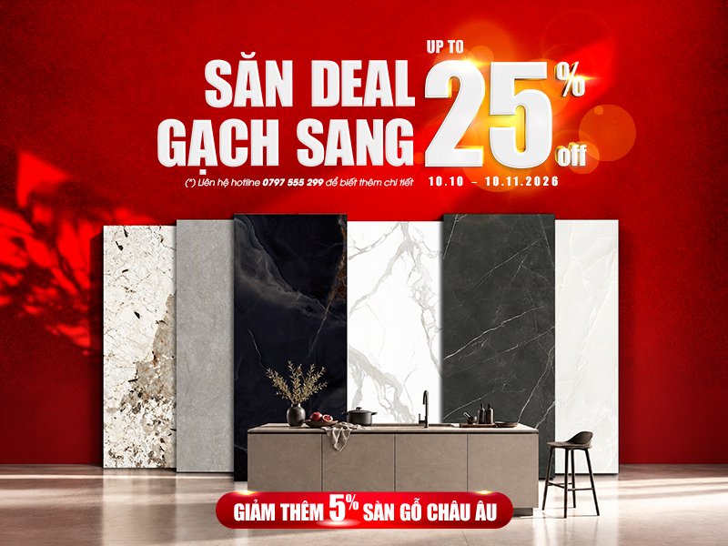 PREMIUM TILE DEALS – A MONTH OF EXCLUSIVE SAVINGS UP TO 25%