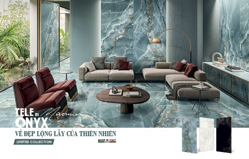 TELE DI MARMO ONYX – VẺ ĐẸP LỘNG LẪY CỦA THIÊN NHIÊN