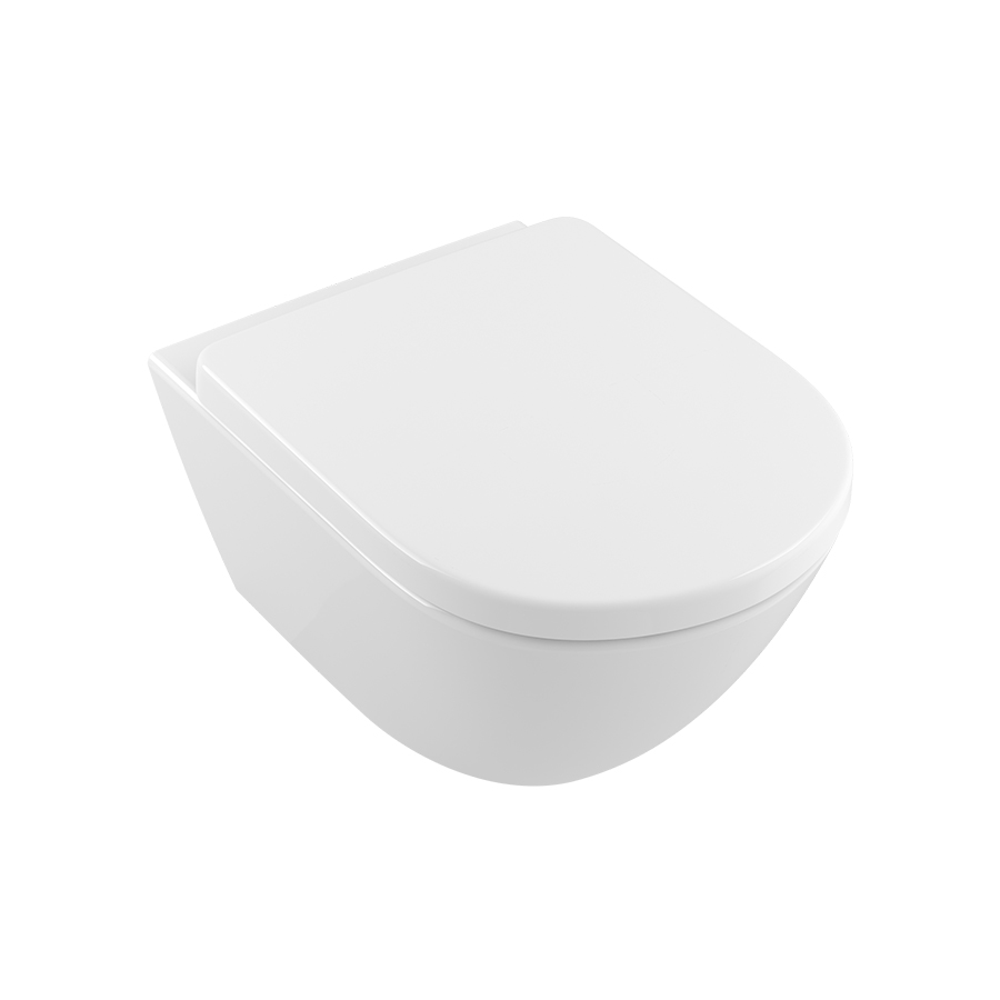 Villeroy & Boch Subway 2.0 Washdown toilet Comfort, rimless, wall-mounted, with DirectFlush, White Alpin 4609R001