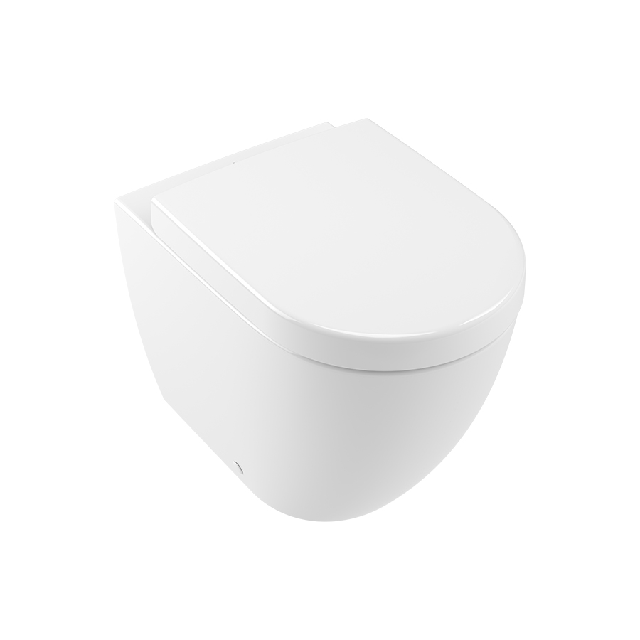 Villeroy & Boch Subway 2.0 Washdown toilet, rimless, floor-standing, with DirectFlush, White Alpin 5602R001