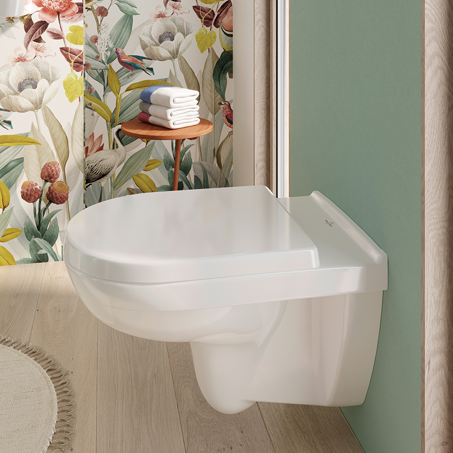 Bệ ngồi và nắp bồn cầu Villeroy & Boch O.Novo 9M38S101