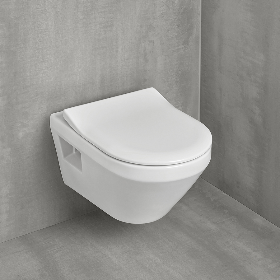 Bệ ngồi và nắp bồn cầu Villeroy & Boch Architectura 9M70S101