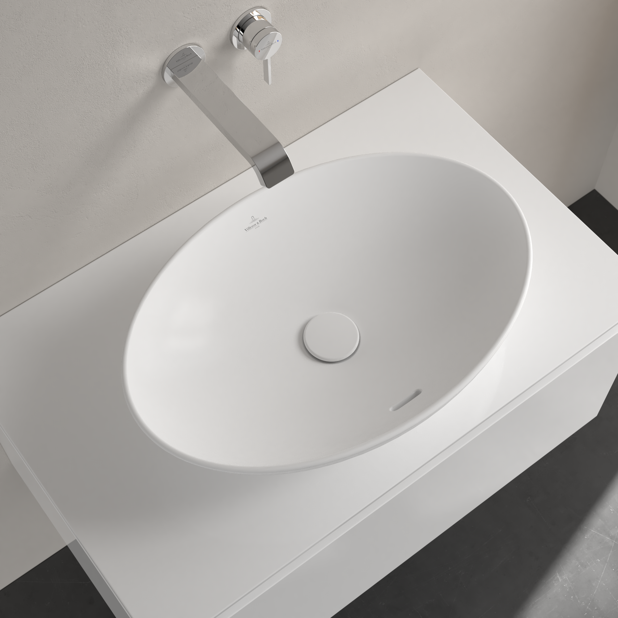 Lavabo đặt bàn Villeroy & Boch Loop & Friends 4A4700RW