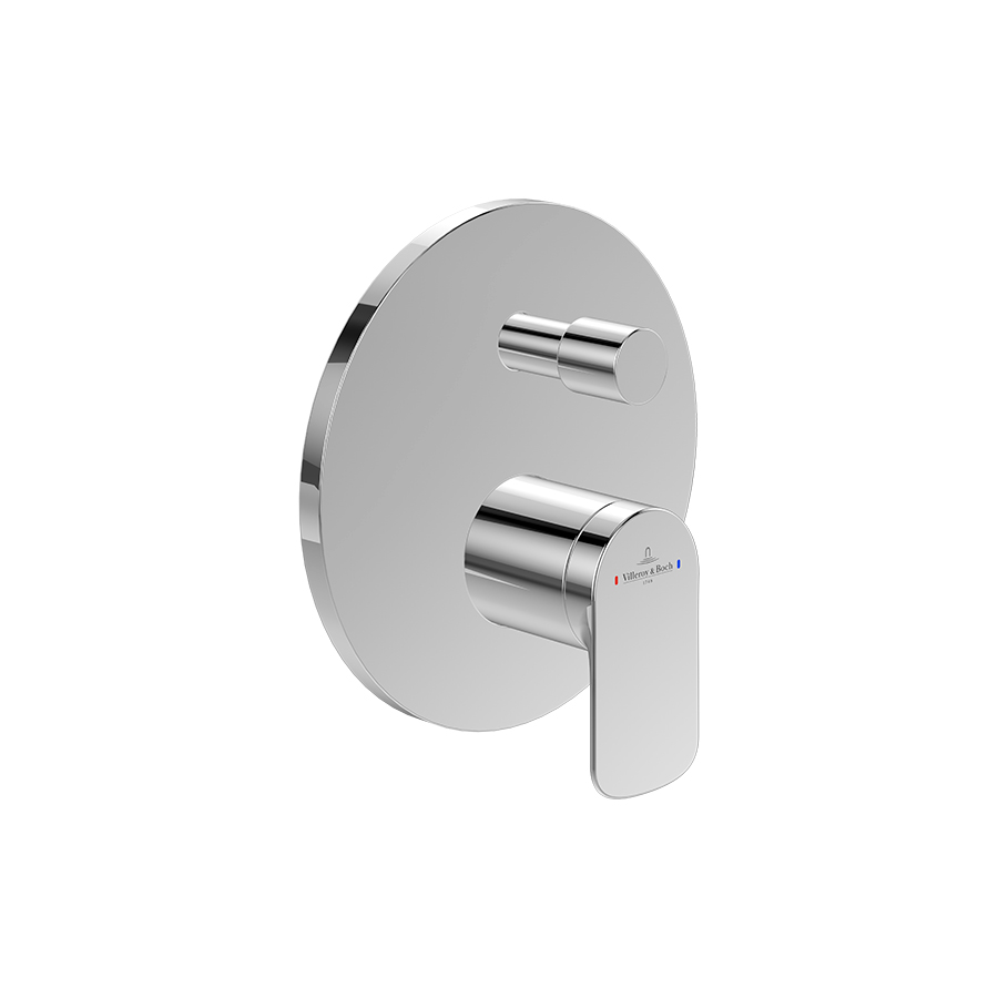 Mặt nạ điều khiển sen tắm hai chức năng gắn tường Villeroy & Boch O.Novo TVS10435300061
