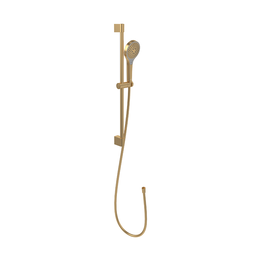 Villeroy & Boch Embrace PLUS Shower set with three features, for wall-mounted, Brushed Gold TVS1086000376